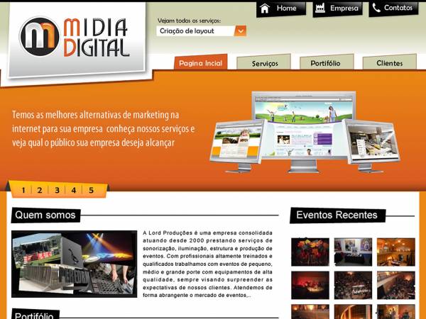 Empresa de criação de sites, mídias sociais, marketing digital e design